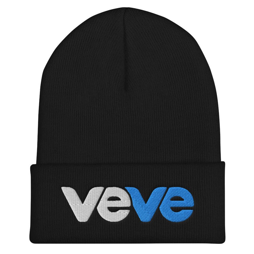 black Veve Digital Collectables Logo beanie