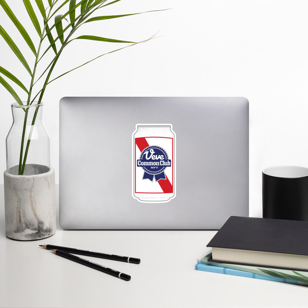 Veve Collectibles Blue Ribbon Logo Sticker