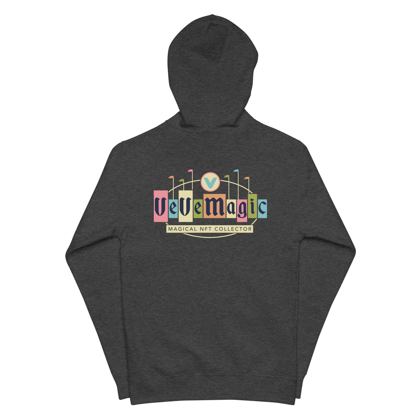 Unisex VeVeMagic fleece zip up hoodie