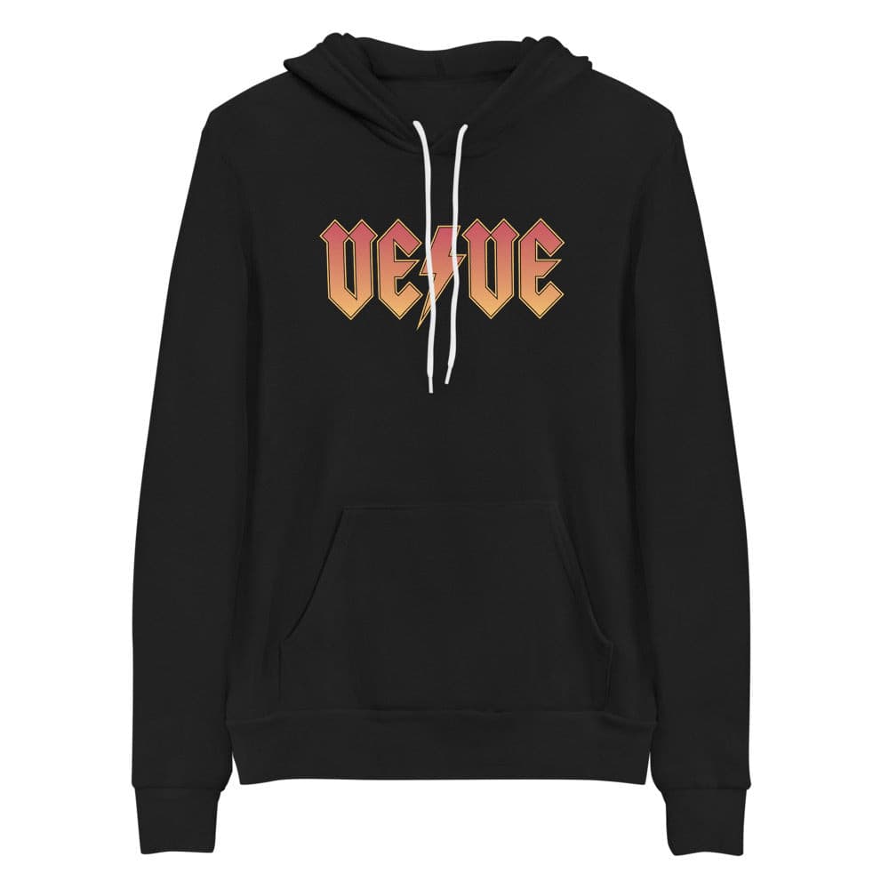 black Veve Collectables AC/DC Classic Rock Logo hoodie