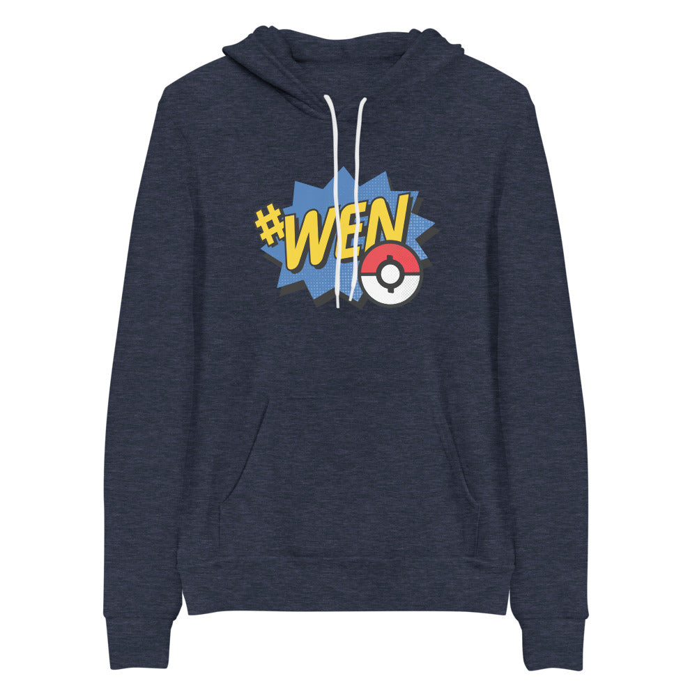 heather navy blue Veve Collectables Wen Pokemon Logo unisex hoodie