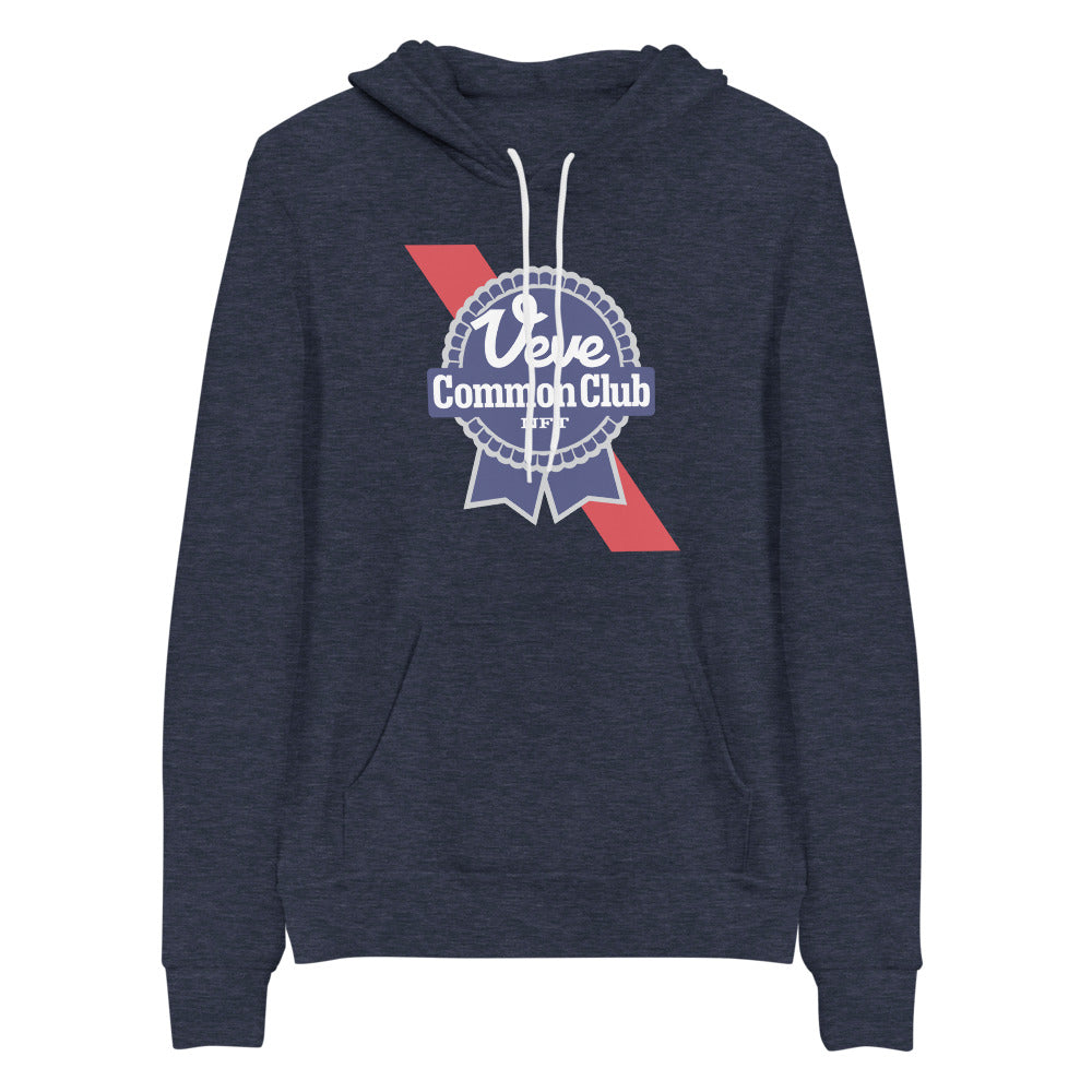 heather blue Veve Collectables PBR Blue Ribbon Logo Unisex hoodie
