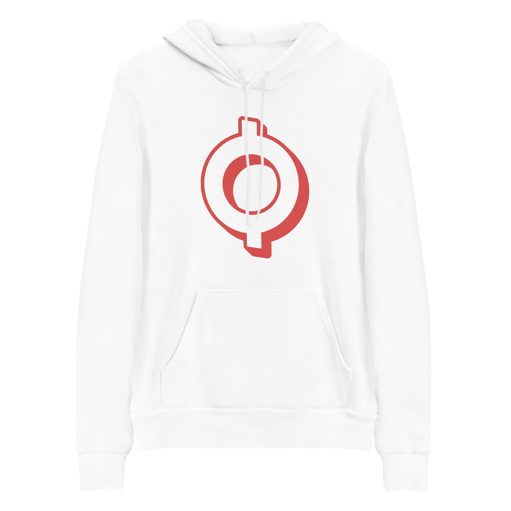 White Veve OMI token Logo Hoodie