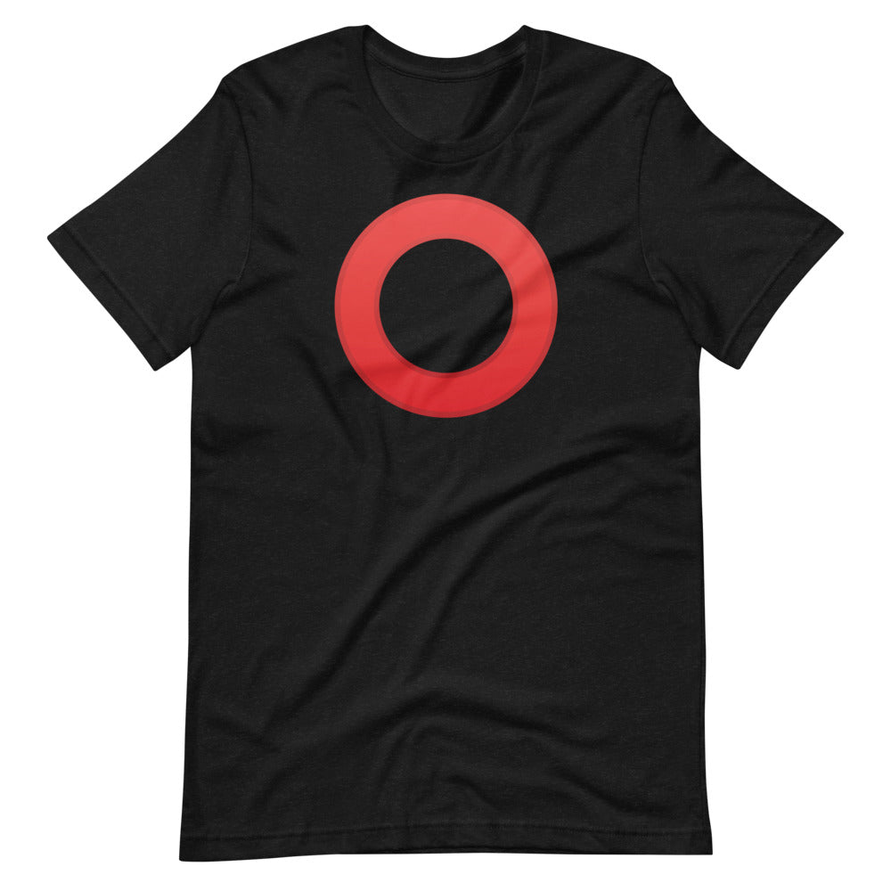 Black Ecomi OMI Red Circle Logo t-shirt