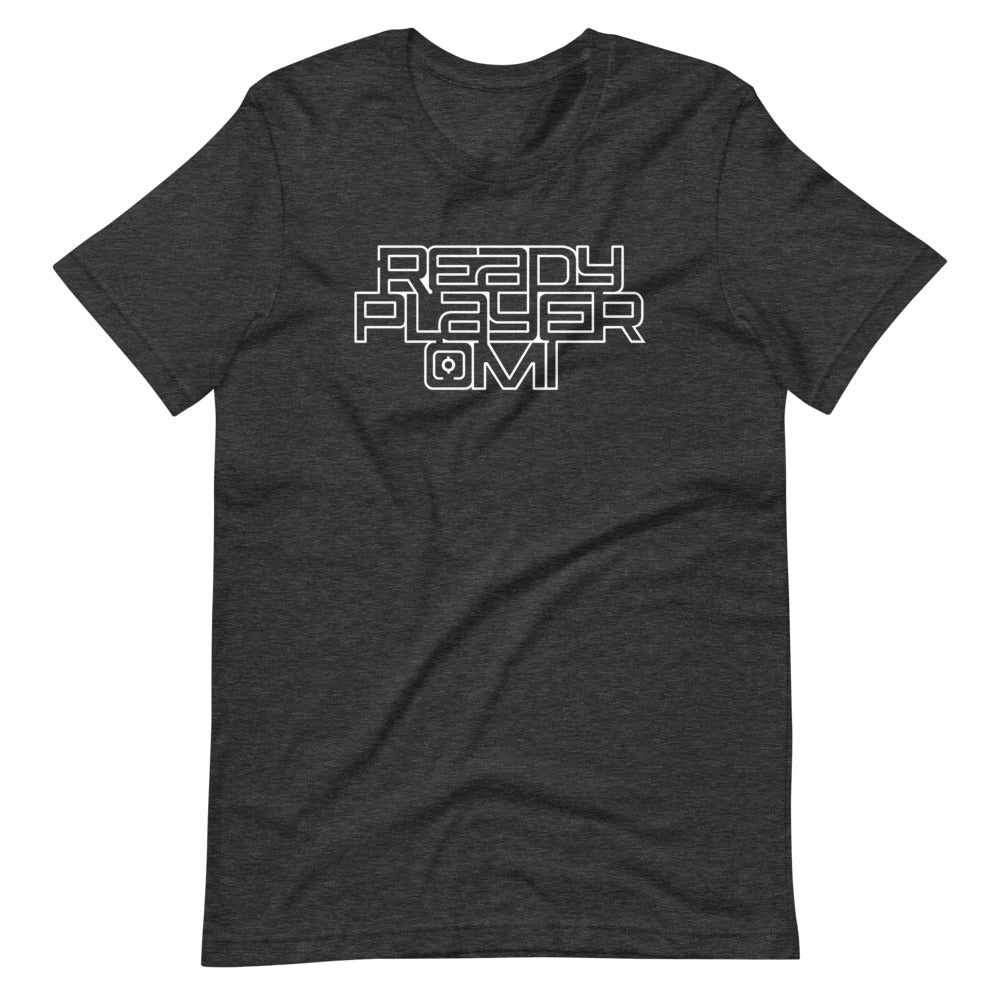 heather dark grey Ready Player OMI Logo t-shirt