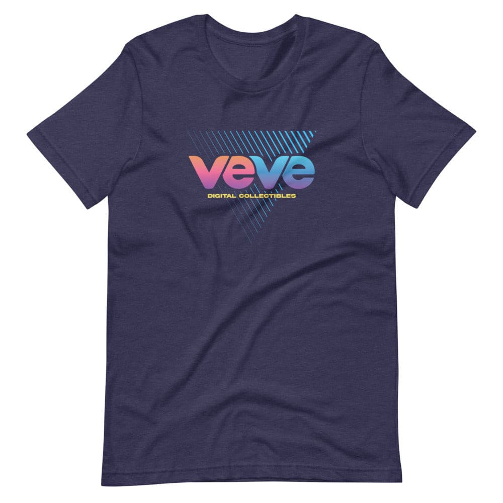 heather navy blue Veve Collectables Vaporwave Logo t shirt
