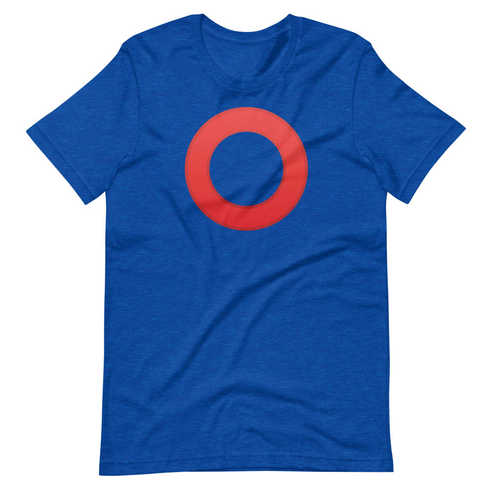 Blue Ecomi OMI Red Circle Logo t-shirt