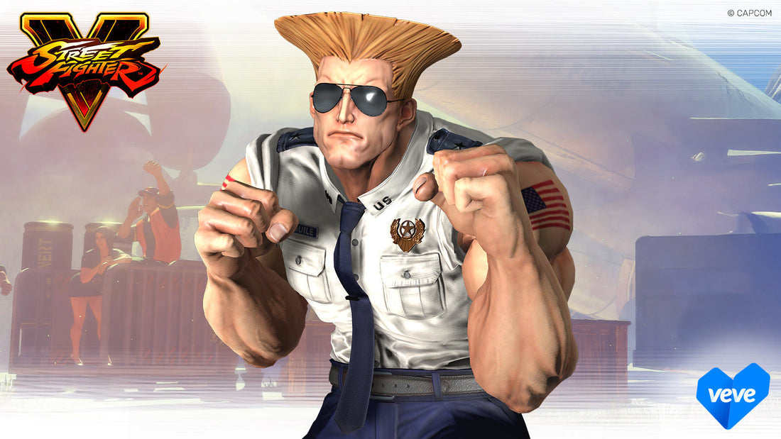 Street Fighter V Guile on VeVe, officially licensed Capcom digital collectible