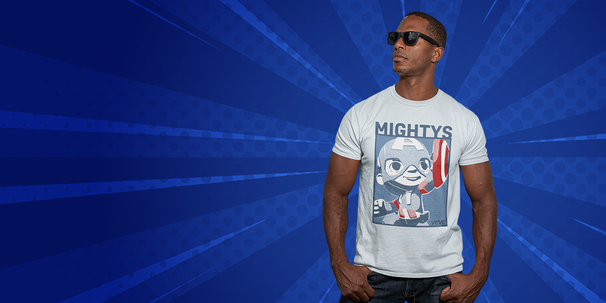 Captain America Marvel Mightys VeVe t-shirt