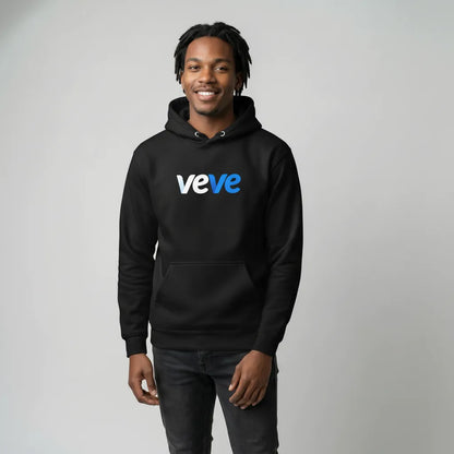 Veve Digital Collectibles New Logo Premium Hoodie — fandom collecting hoodie, modeled studio