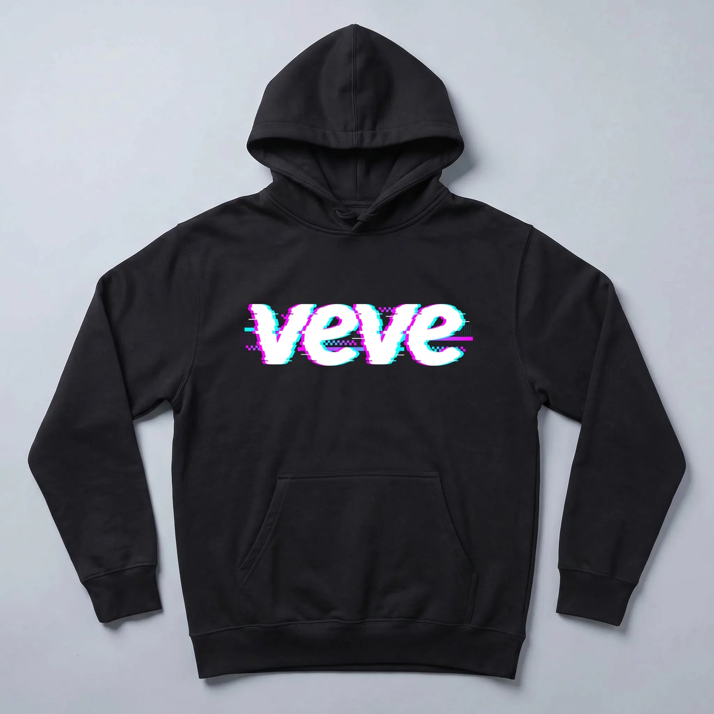 VeVe Logo Glitch Premium Hoodie
