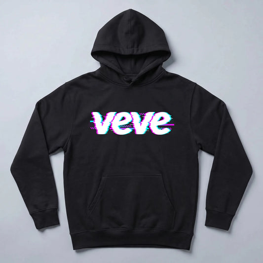VeVe Logo Glitch Premium Hoodie