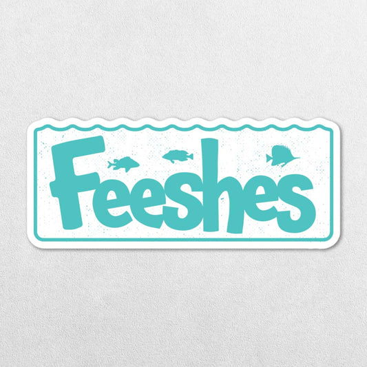 Feeshes Tank Logo Sticker.