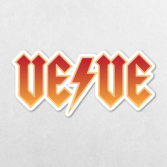 Veve Collectibles Classic Rock Logo Sticker.
