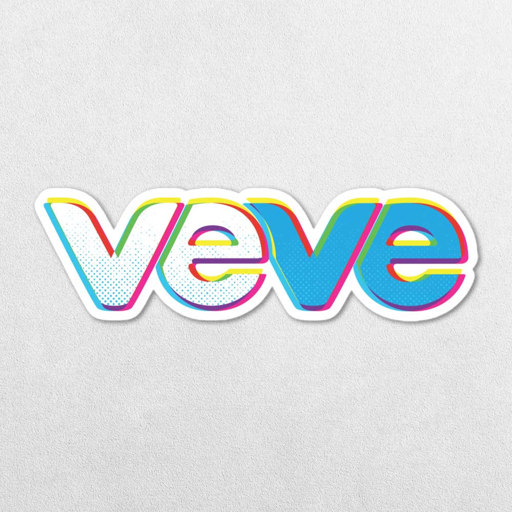 Veve Collectibles Primary Glow Sticker.