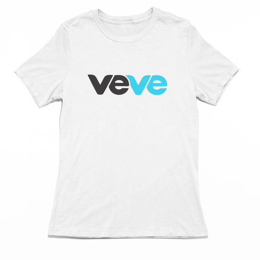 Veve Digital Collectibles Logo Women's White T-Shirt
