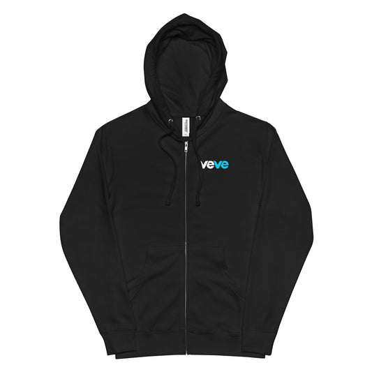 Unisex VeVeMagic fleece zip up hoodie