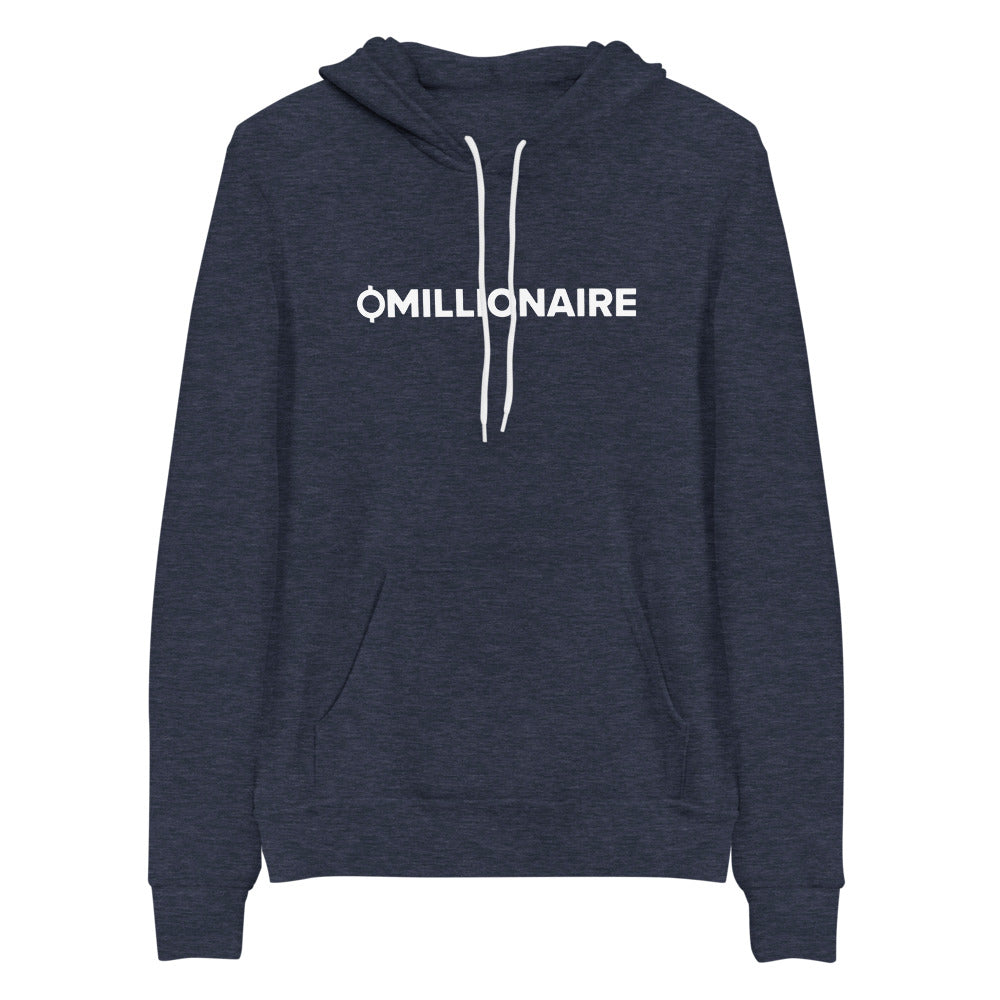 Heather Navy Blue Ecomi Omi Omillionaire unisex hoodie