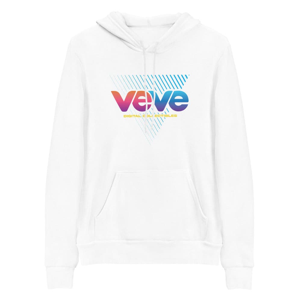 white Veve Collectables Vaporwave Logo unisex hoodie