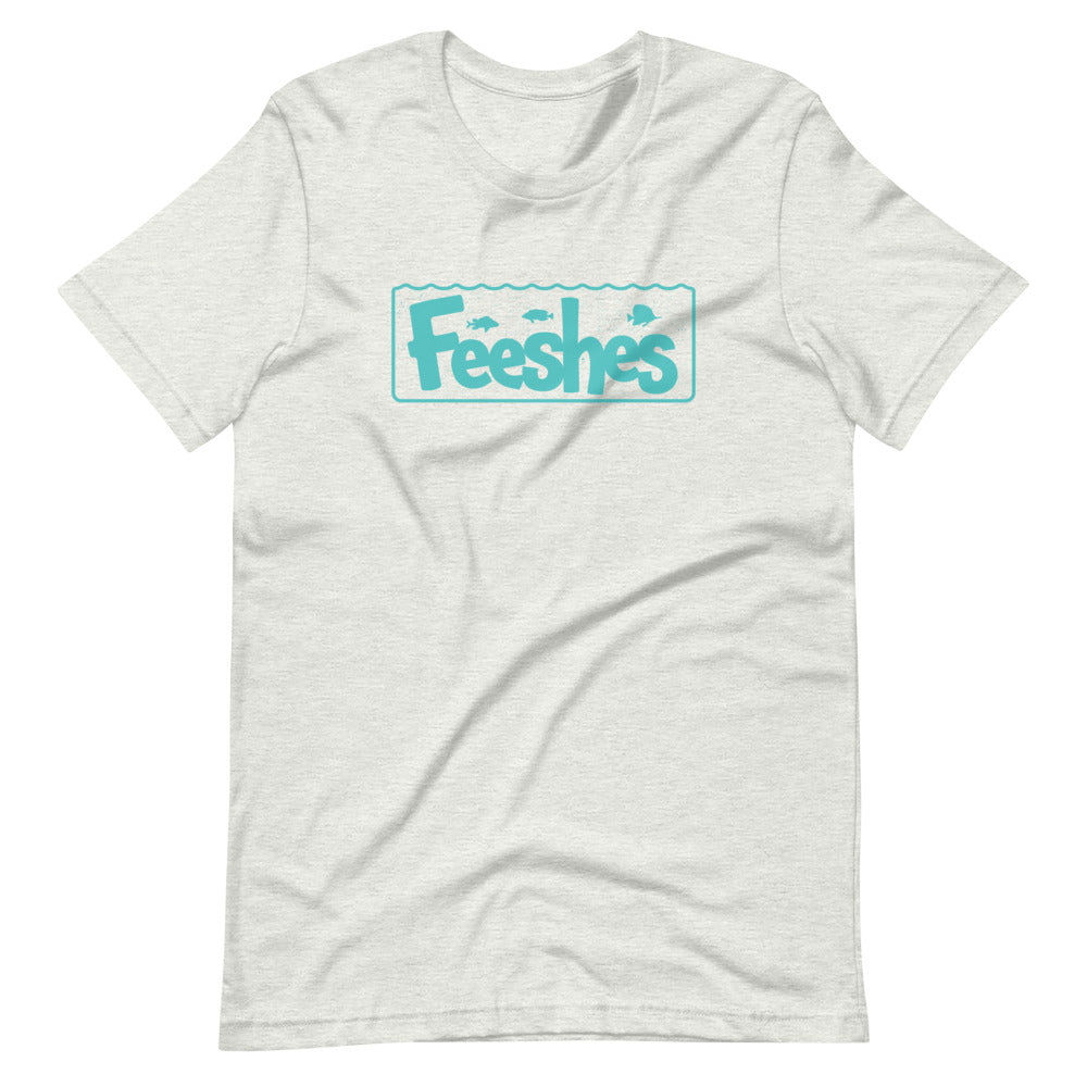 light heather grey Feeshes Tank Logo t-shirt