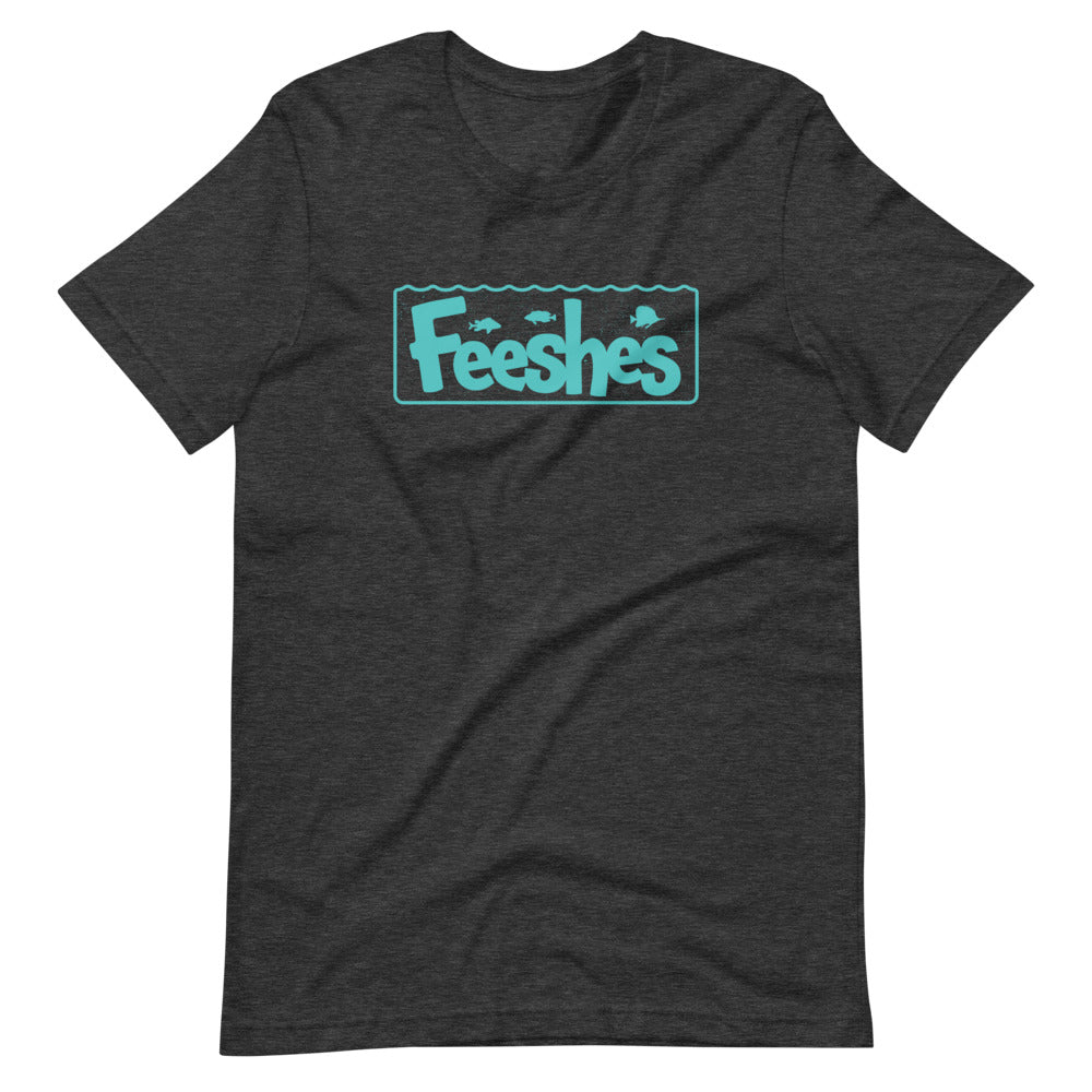 heather grey Feeshes Tank Logo t-shirt