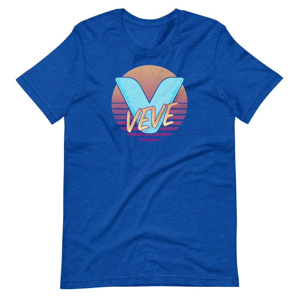 heather blue Veve Collectables Retro Logo t-shirt